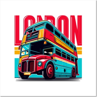 London Bus Posters and Art